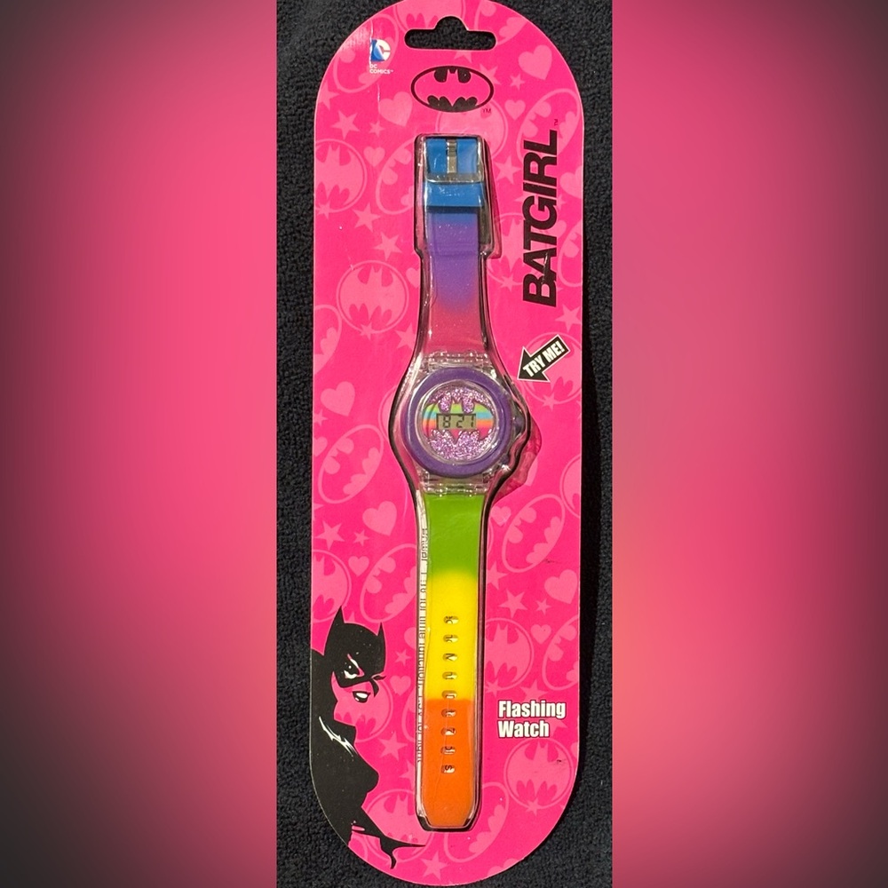 Batgirl Multicolor Flashing Digital Watch